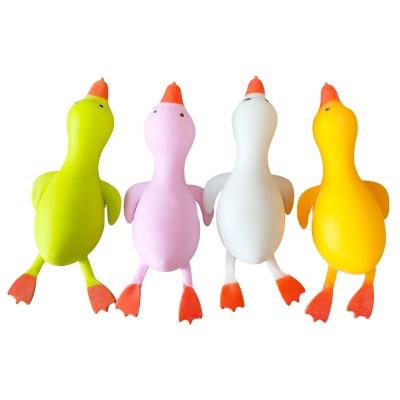 China 2021 New Relaxation /decompress Soft Design Duck Stretch Vent Knead Play Decompression Toys In Zhejiang for sale