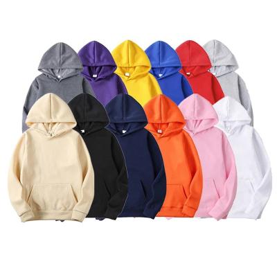 China Wholesale Casual Custom Pure Cotton Hoodie Fashion Sweater 100% Blank Anti-wrinkle 2021 Mens Fleece Hoodie for sale