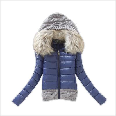 China 2021 Anti-wrinkle Winter Women Padded Thick Warm Outwear Winter Coats Fur Collar s Long Parkas Coldker for sale