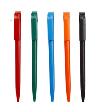 China Cheap Promotional Plastic Pens High Quality Pens With New 2019 Designs Logo Ballpoint Promotional Pens Pure Color Custom 1000pcs SML66008L for sale