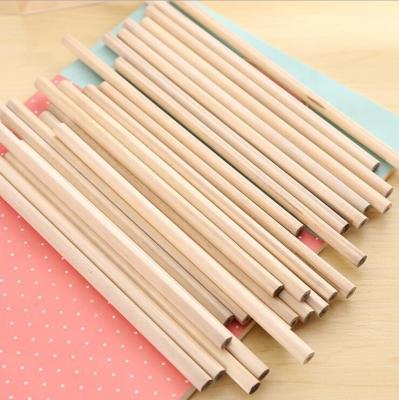 China Promotional pencil SMLPC041 elegant and graceful natural wood material pure color pencil for sale