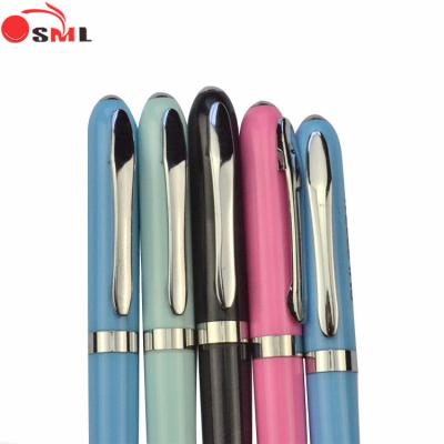 China Elegant Promotion/Business/School/Office Appearance Macaron Black Fountain Pen Ink Pen for sale