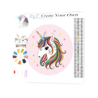 China Other Design Logo DIY Elegant Unicorn Diamond Painting Tool Set Price Gifts Including Box for sale