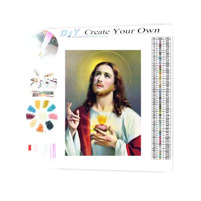 China Other ODM&OEM Jesus DIY Gifts 5d Diamond Painting Kit Price Including Box for sale