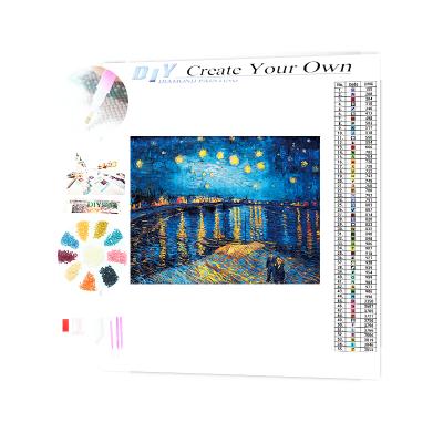 China Other New DIY ODM&OEM Gifts Custom Design Starry Sky 5d Diamond Painting Kit Toys for sale