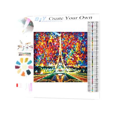 China Other Hot Selling Gifts New Product Eiffel Tower Decor Gift 5D DIY Diamond Decoration Painting for sale