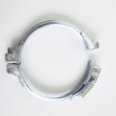 China Modern Galvanized Heavy Duty Pipe Lever Mechanism Clamp / Conduit Clamp 200mm for sale