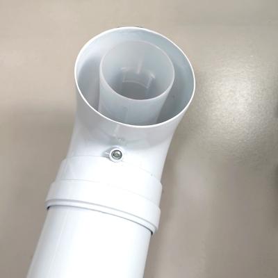 China Horizontal Condensation Condensation Flue Water Heater Flue Aluminum Pipe Aluminum Chimney Pipe For Gas Boilers for sale