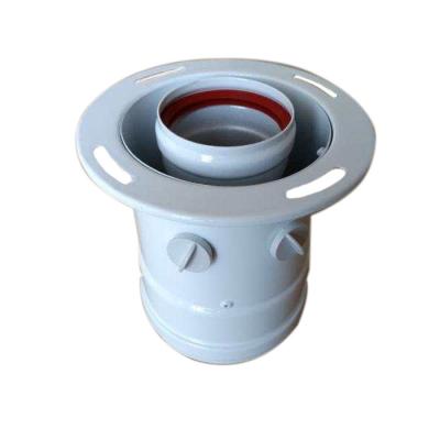 China Vertical Adapter Flue Boiler Flue Pipe Flange Industrial Non Condensing Coaxial Basement Pipe for sale