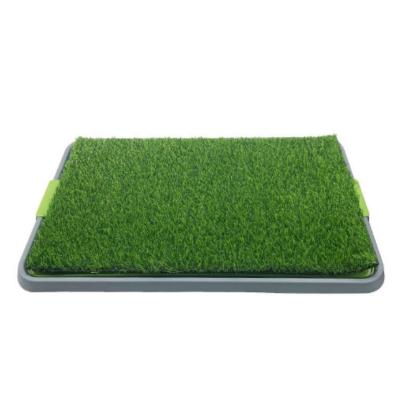 China Stocked High Quality Portable Indoor Pet Potty Grass Toilet Dog Grooming for sale