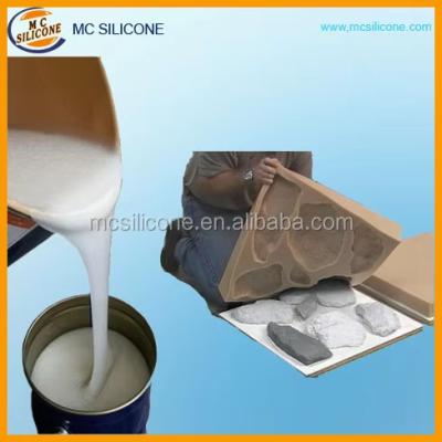 China Artificial Stone Mould Making Silicone Rubber Stone And Tile Concrete Molds for sale