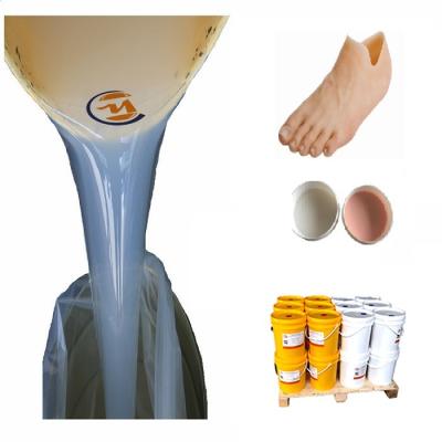 China Life Casting Two Component RTV2 Liquid Silicone Rubber For Body Parts for sale