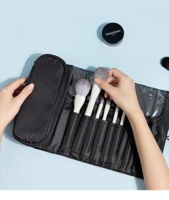 China Portable; Multifunctional Make Up Brush Holder Bag Travel Makeup Brush Rolled Cosmetic Bag For Women for sale