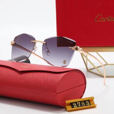 China Fashion Tone Sunglasses Oversized Frame Ladies Designer Sunglasses C Men's Style Multiple Colors Luxury Quality Sunglasses15 for sale