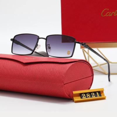 China Fashion Tone Sunglasses Oversized Frame Ladies Designer Sunglasses C Men's Style Multiple Colors Luxury Quality Sunglasses16 for sale