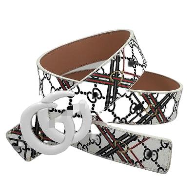 China Hot Selling New High Quality Brand Spring 1:1 Luxury Ceramic Buckle Fashion Ceramic Men's Belt Unisex Belt Leather Belt for sale