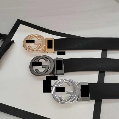 China 2022 new 1:1 high quality belt fashion belt luxury pants letter G design belt simple high-end high-end wild letter buckle for sale