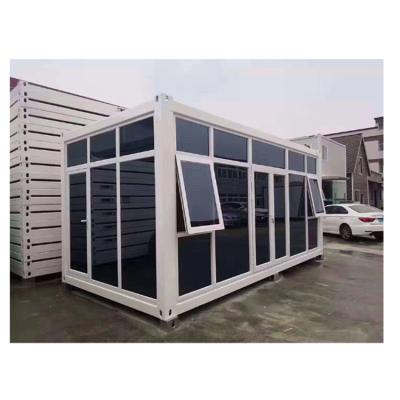 China Luxury Garage Storage Room Office Building Prefab Modular Portable Flat Pack Container House for sale