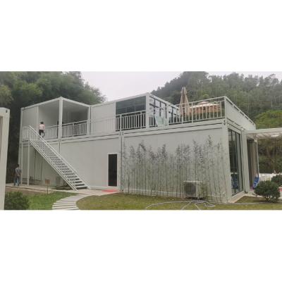 China Luxury Living Prefab Modular Home 20 Feet Steel Structure Package Container Flat House for sale