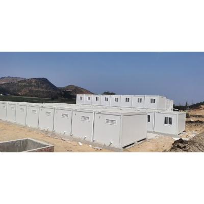 China 20ft Steel Frame Luxury Prefab Seismic Module Prefab Portable Flatpack Cabin Container House for sale