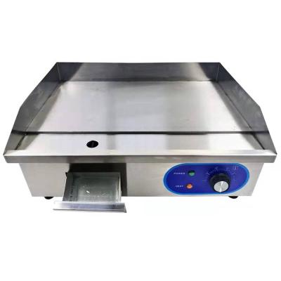 China Multi Controls Half Groove Electric Griddle Commercial Electric Griddle Pan Grill 605*480*290mm for sale