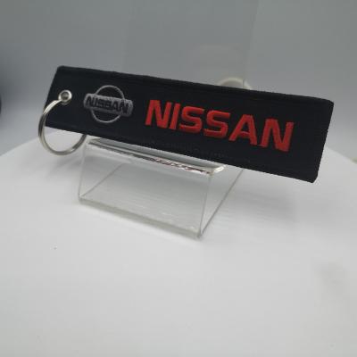 China Nissan Car Keychains New Design Viable Hot Sale Embroidery for sale