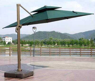 China Modern Hotel Engineering Thatch Outdoor Beach Patio Garden Aluminum Frame Sun Umbrella for sale