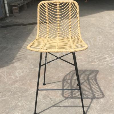 China Loft steel bar back chair bar stool bar stool high foot chair modern simple modern Nordic family stool for sale