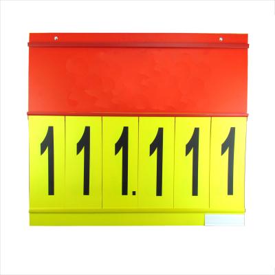 China Durable China OEM Service Supermarket Promotion Display Price Sign Pop Price Rack Flip Table for sale