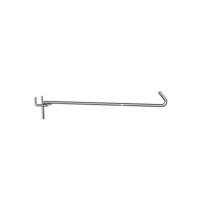 China Retail Shelf Steel Pegboard Metal Supermarket Display Slatwall Display Gondola Retail Hanging Hooks for sale