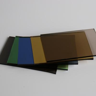 China High Quality Euro Brown Tinted Glass Sheet with Smooth Surface and Rectangle Shape zu verkaufen