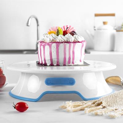 China Viable Hot Sale Cake Decorating Set Baking Tools Turning Cake Stand Turntable Supplies Silicon Cake Stand for sale