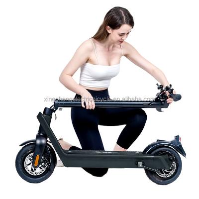 China Fast Powerful Electric Scooter Adult 10inch Electric Scooter Aluminum Alloy Hx x9 Pro Escooter Elektrik Long Range Electric Scooter 1000w Maximum Aluminum Electric Scooter for sale