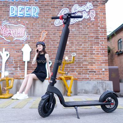 China New DesignTop Unisex Selling Scooters x8 10ah Long Range Adult 36V 350w Tire 10inch Electric Scooter Fat for sale