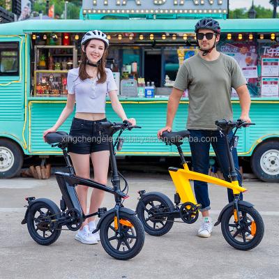 China E-bike 350w Motor Max Range 55km Aluminum Alloy Off Road Electronic Bike Folding Adult E-Bike Electric Bicycle for sale