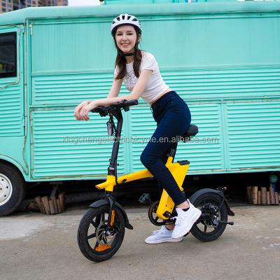 China New Escooter Hx Upgraded Long Range Two Foldable Electric Wheels H1 Alloy Aluminum Smart Electric Bicycle for sale