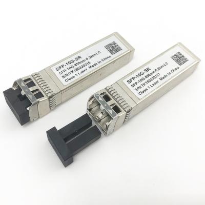 China 10G SFP+ Duplex Dual Mode 850nm 300m SFP Fiber Optic Transceiver Module 3C-SFP+10G-SR for sale