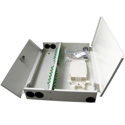 China FTTH 3C-LINK Brand Fiber Optic Distribution Frame Price 36 SC Adapters Metal Box Wall Mount for sale