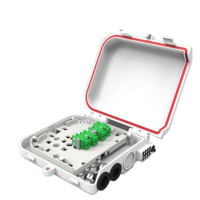 China 2*4 1*8 PLC Splitter FTTH Network Building 8 Drop Cable 12 Core Fiber Cassette ODP Fiber Termination Box for sale