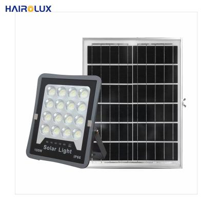 China Remote Control Modern Outdoor Light Fixtures Led Project Light Solar Energy Saving Led Solar Flood Lights for sale