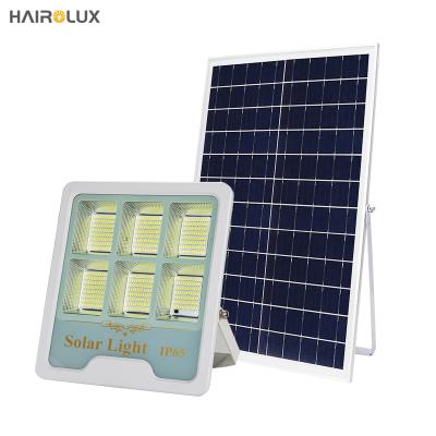 China Industrial Waterproof Application HAIROLUX IP65 Spotlight Outdoor Solar IP65 Reflector Led Garden Solar Flood Light for sale