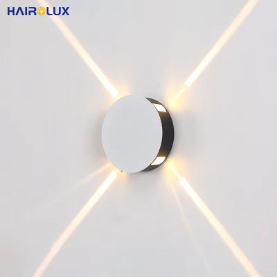 China Modern Design Garden Home IP54 Aluminum With Acrylic Through COB LED Wall Light for sale