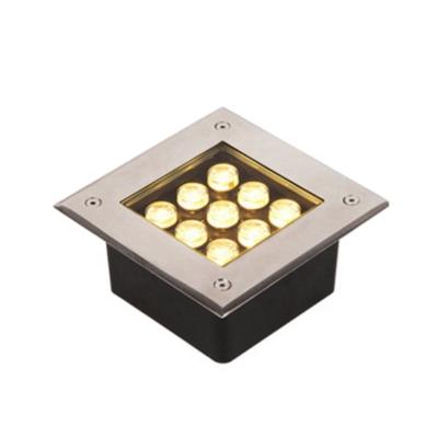 China ROAD RGB IP66 Stainless Steel Cover Outside Decorative Victory Light In A COB LED Square Armchair for sale