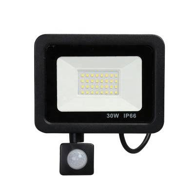 China 10W 20W 30W 50W 100W 150W 200W outdoor popular cost effective human sensor outdoor project led flood light for sale