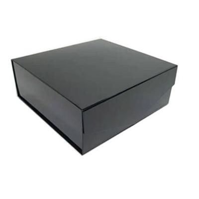 China Custom Recycled Magnetic Materials Cardboard Color Kraft Paper Easy Folding Box Gift Announcement Box Gift Packaging Box for sale