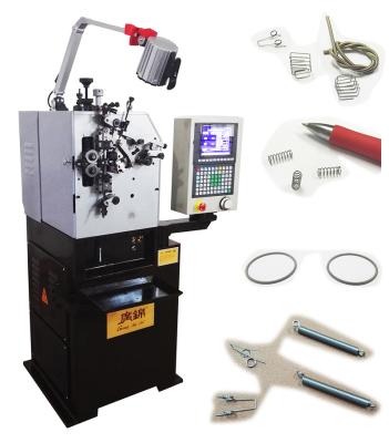 China Durable Hot Selling 2 Axles Web Celebrity Take-pin Spring Manufacturing Machine for sale