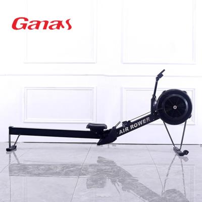 China Ganas Double Track Wooden Water Tank Resistance Rowing Machine Universal Commercial Folding Smart Rowing Machine For Home for sale