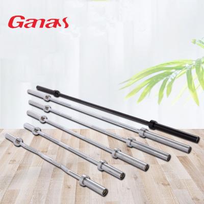 China New Style Universal Weightlifting Barbell Set 2.2m Steel Weightlifting Barbell Bar Set 1.2m 1.5m 1.8m for sale