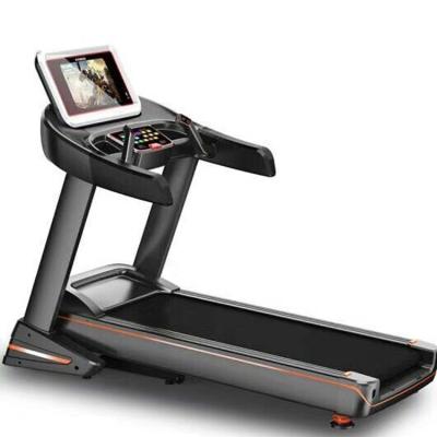 China 200kgs TFT Android System Touch Screen WIFI And TV Commercial Gym Fitness Treadmill for sale