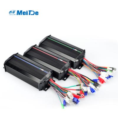 China Aluminum+plastic factory sell 48v60v dual model brushless dc motor controller for ebike e scooter e motorcycle e tricycle for sale